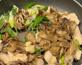 豚肉とまいたけのオイスター炒め作り方10写真