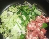 中華風焼きカレーうどん作り方1写真