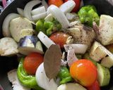 無水鍋で作る夏野菜の煮込みスープ作り方5写真