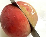 桃の種を綺麗に取る方法作り方2写真