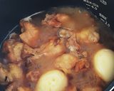 穀物酢と醤油de手羽元さっばり煮作り方2写真