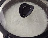 フライパンで炊くご飯。アレンジご飯ピザ作り方4写真