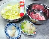 豚肉とキャベツのコチュジャン風味炒め作り方1写真
