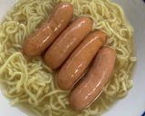 【簡単】限界ウィンナーラーメン作り方3写真