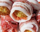 タコ焼きの豚バラ肉巻き作り方2写真