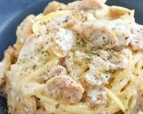 ワンパン♫マッシュルームのクリームパスタ作り方5写真