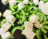 野菜炒め風●ゴーヤー玉子チャンプルー作り方1写真
