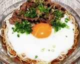 超簡単!冷やし焼き肉とろろそうめん!!作り方9写真