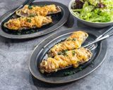 ズッキーニの肉詰めチーズボート作り方6写真