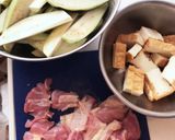 鶏モモ厚揚げ茄子のみぞれ煮作り方1写真