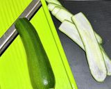 ズッキーニのくるくるベーコン巻き作り方1写真