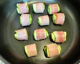 ズッキーニのくるくるベーコン巻き作り方6写真