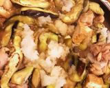 鶏モモ厚揚げ茄子のみぞれ煮作り方3写真