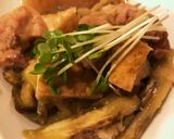 鶏モモ厚揚げ茄子のみぞれ煮作り方4写真
