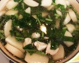 鶏ささみとカブのスープ作り方2写真