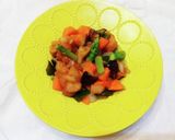 **鶏肉と野菜のリンゴ酢*甘酢炒め***作り方5写真