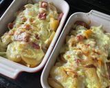 じゃがいもとスパムのマヨチーズ焼き♫作り方8写真