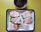 まるごとピーマンの甘辛肉巻き作り方1写真