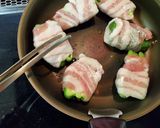 まるごとピーマンの甘辛肉巻き作り方2写真