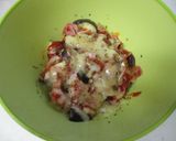 レンジだけ！茄子とベーコンのトマトチーズ作り方4写真