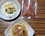 ヨウサマの減塩海苔佃煮の南高梅パスタ作り方5写真