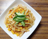 ヨウサマの減塩焼きもろこしの大人のパスタ作り方4写真