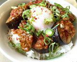 切るのは茄子だけ・超簡単!麻婆茄子丼作り方16写真