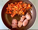 【Diet】鶏もも肉としめじのカレー作り方5写真
