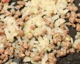 ワンパン♫なすとひき肉のトマトパスタ作り方3写真