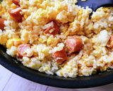 マヨでパラッと☆レタスチャーハン作り方5写真