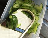 簡単 きゅうりとサザエの麺つゆ和え 作り方1写真