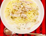 クラムチャウダー風♬あったかスープパスタ作り方7写真