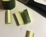 夏野菜とイカの青しそソース炒め作り方2写真