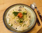 簡単！ワンパンで明太子ミルクパスタ♪作り方3写真