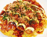 簡単♡オートミールでお好み焼き作り方5写真