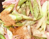 アスパラとベーコンの米粉でクリームパスタ作り方4写真