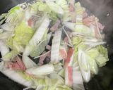 ベーコンと白菜のワンポットパスタ作り方5写真
