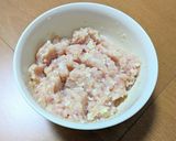 簡単・鶏胸団子作り方1写真