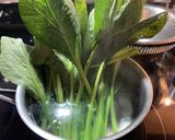 Tofu/Komatsuna salad作り方3写真