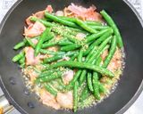 ベーコンとインゲンのゴマ炒め作り方4写真