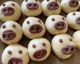 シュウマイパン・ブタのちぎりパン作り方10写真