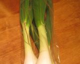 葉玉ねぎのおかか醤油。作り方1写真
