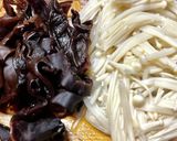 黒きくらげの梅味噌和え～貧血・低血圧に作り方2写真