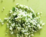 防災食ガスパチョ★ミキサー不要★ピーマン作り方3写真