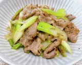 豚こまのネギ塩炒め作り方5写真