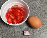 超即席！ふわふわトマト卵スープ作り方1写真