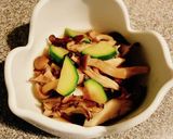 レンジで舞茸、しめじ、ズッキーニの生姜煮作り方3写真