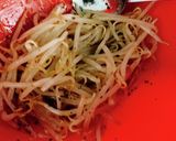 もやしのバジルごま油ポン酢作り方2写真
