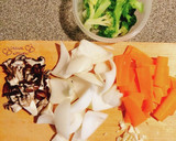 豚と野菜の柚子胡椒炒め作り方1写真