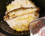 鮎の炊き込みご飯作り方4写真